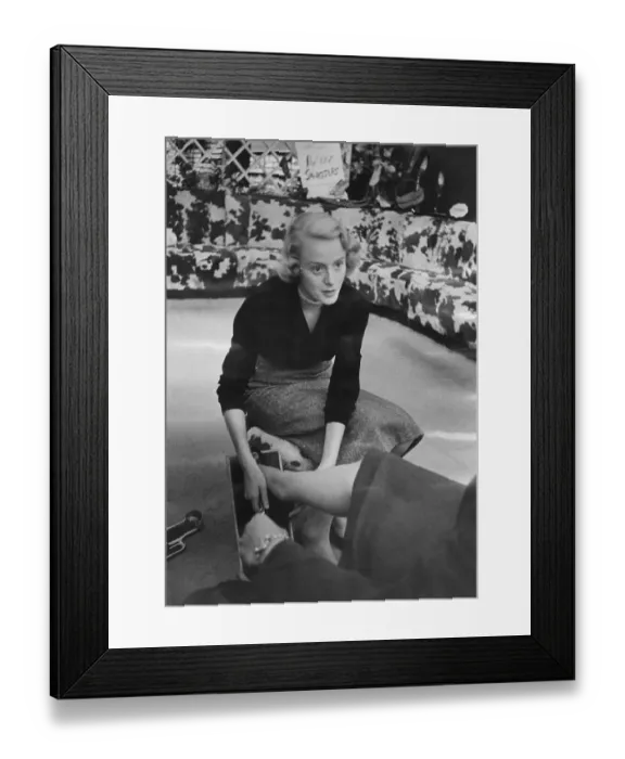 Framed Print : Irish Shop Assistant Framed Print : Irish Shop Assistant