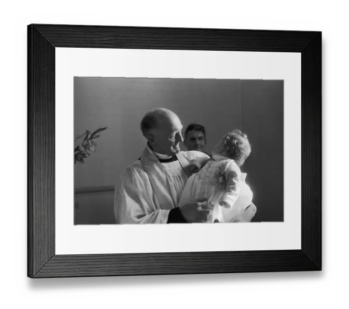 Framed Print : Norbury Baptism Framed Print : Norbury Baptism