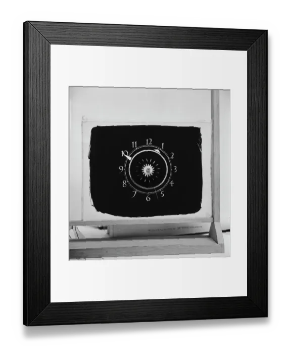 Framed Print : Associated-Rediffusion Clock Framed Print : Associated-Rediffusion Clock