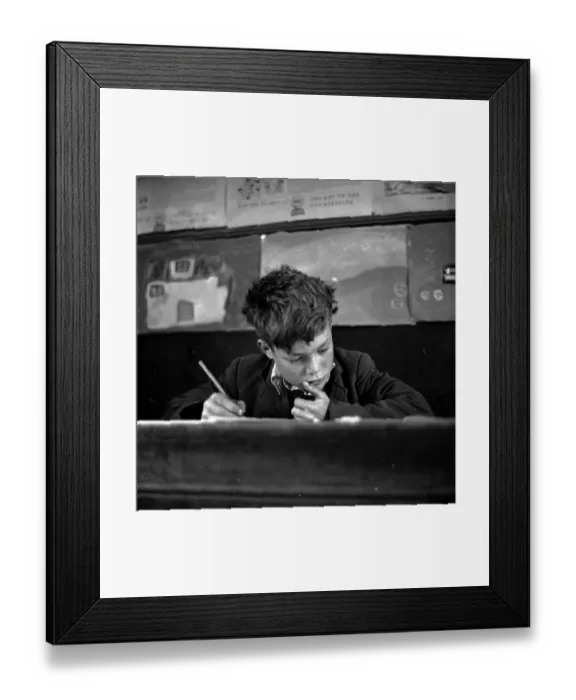 Framed Print : Scottish Schoolboy Framed Print : Scottish Schoolboy