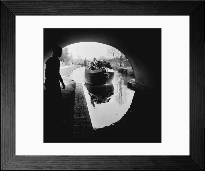 Framed Print : Barge At Tunnel Framed Print : Barge At Tunnel