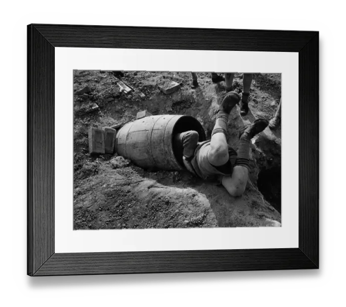 Framed Print : Barrel Boy Framed Print : Barrel Boy