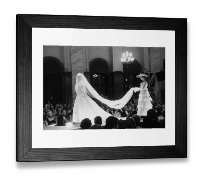 Framed Print : Dior Fashion Show In Glasgow Framed Print : Dior Fashion Show In Glasgow