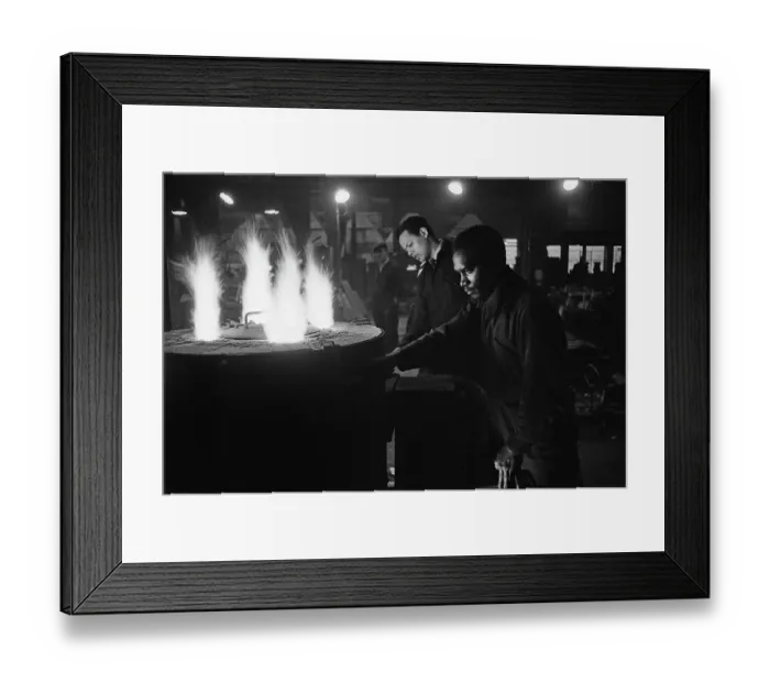 Framed Print : Employees of Phosphor Bronze Co Framed Print : Employees of Phosphor Bronze Co