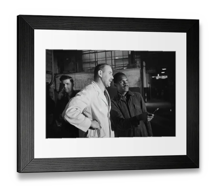 Framed Print : Employees of Phosphor Bronze Co Framed Print : Employees of Phosphor Bronze Co