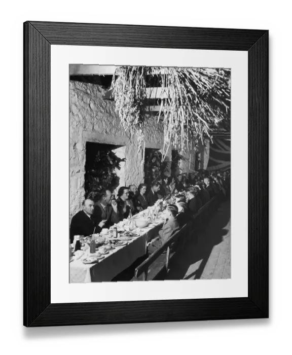 Framed Print : Harvest Meal Framed Print : Harvest Meal