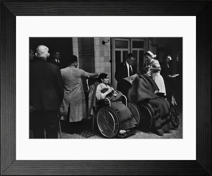 Framed Print : Hospital Patients, 1954 Framed Print : Hospital Patients, 1954