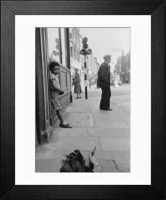 Framed Print : Street Game Framed Print : Street Game