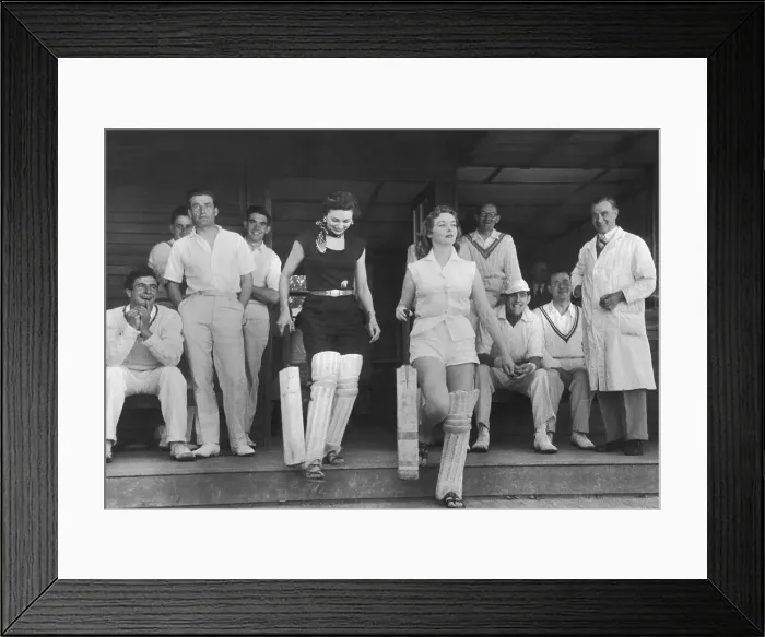 Framed Print : Guest Cricketers Framed Print : Guest Cricketers