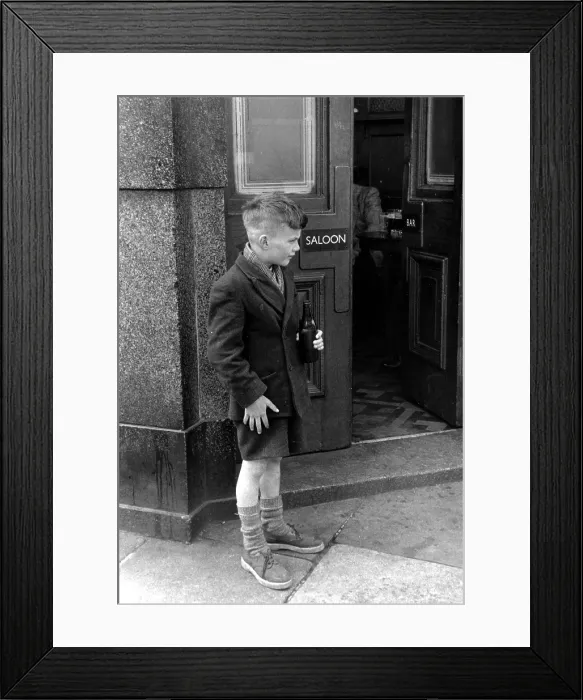 Framed Print : Young Drinker Framed Print : Young Drinker