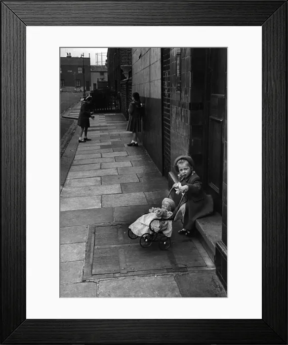 Framed Print : Pushing Baby Framed Print : Pushing Baby