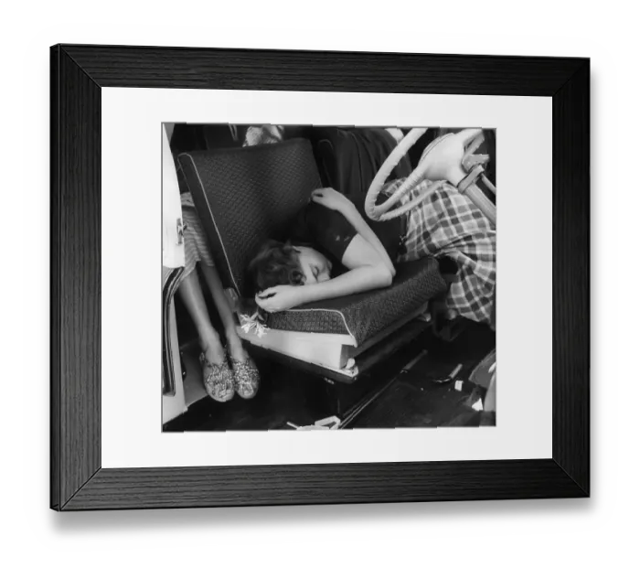 Framed Print : Sleeping Seat Framed Print : Sleeping Seat