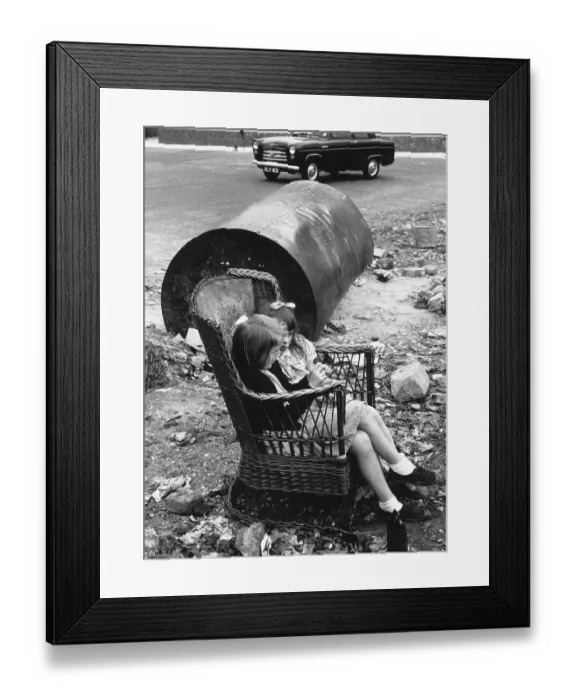 Framed Print : Wicker Chair Pals Framed Print : Wicker Chair Pals