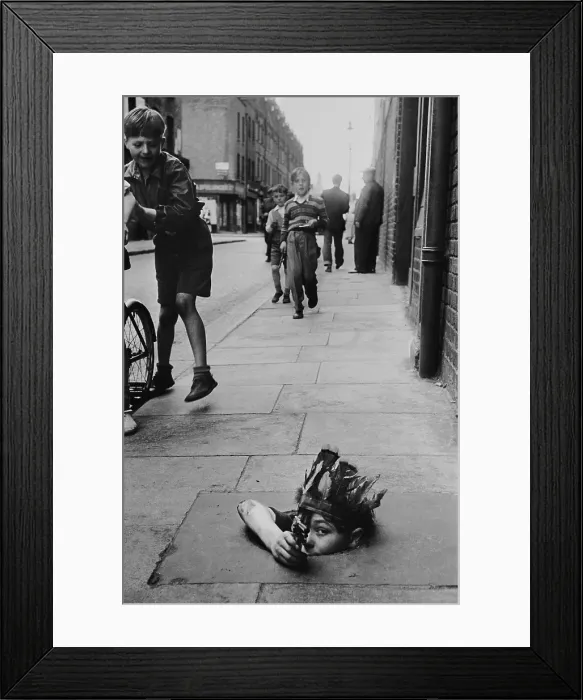 Framed Print : Street Games