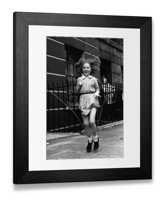 Framed Print : Skipping Rope Framed Print : Skipping Rope