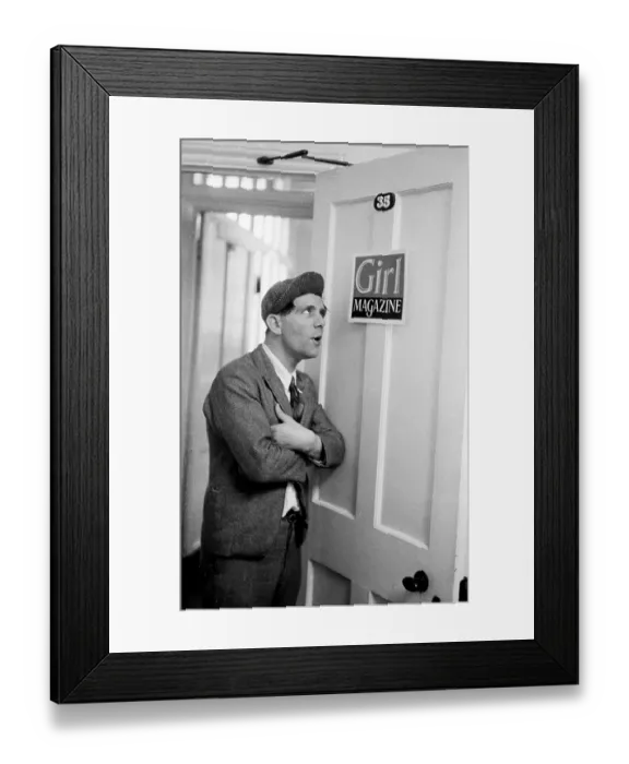 Framed Print : Girl Magazine Framed Print : Girl Magazine