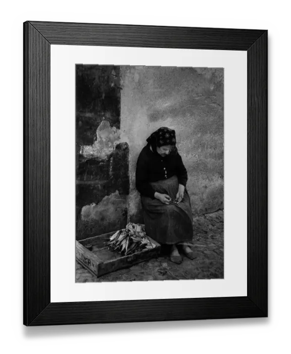 Framed Print : Fish Seller Framed Print : Fish Seller