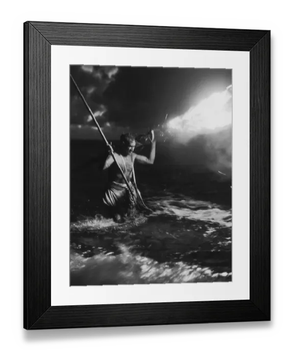 Framed Print : Night Fishing