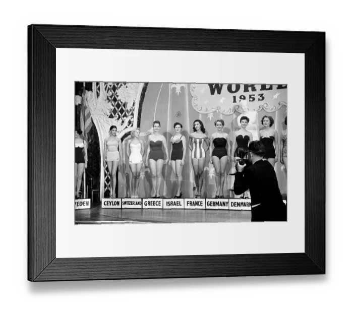Framed Print : Miss World 1953 Framed Print : Miss World 1953