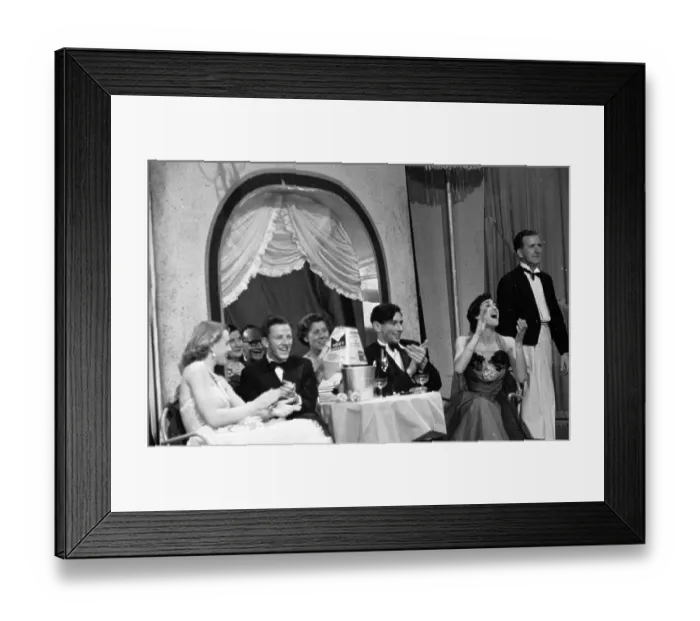 Framed Print : Encore!. 3rd October 1953: The audience shows its appreciation during a Framed Print : Encore!. 3rd October 1953: The audience shows its appreciation during a