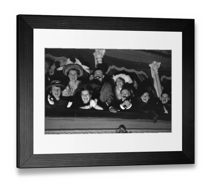 Framed Print : Cabaret Audience Framed Print : Cabaret Audience