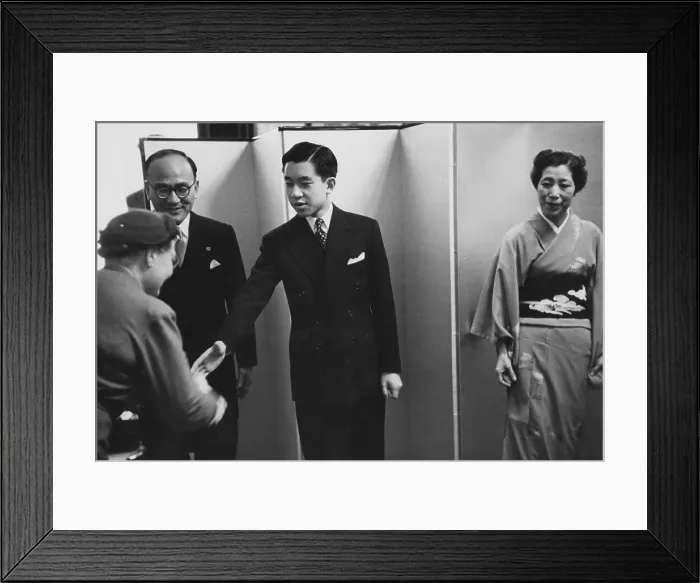 Framed Print : Akihito At London Reception Framed Print : Akihito At London Reception