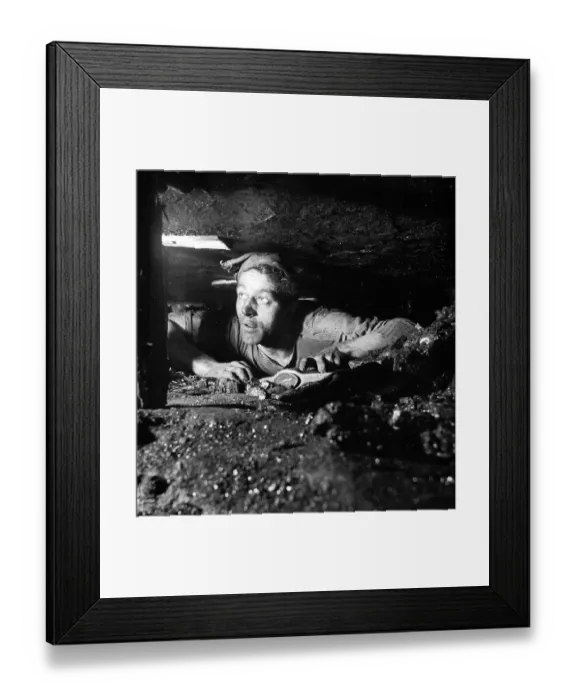 Framed Print : Coal Miner Framed Print : Coal Miner