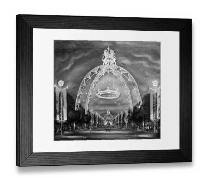 Framed Print : Coronation Way Framed Print : Coronation Way