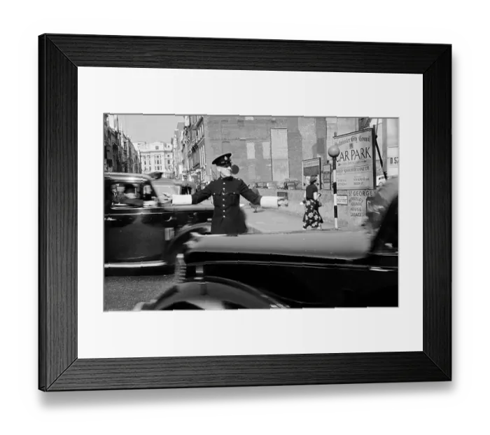 Framed Print : Directing Traffic Framed Print : Directing Traffic