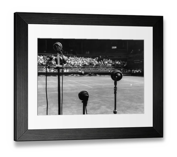 Framed Print : Microphones Framed Print : Microphones