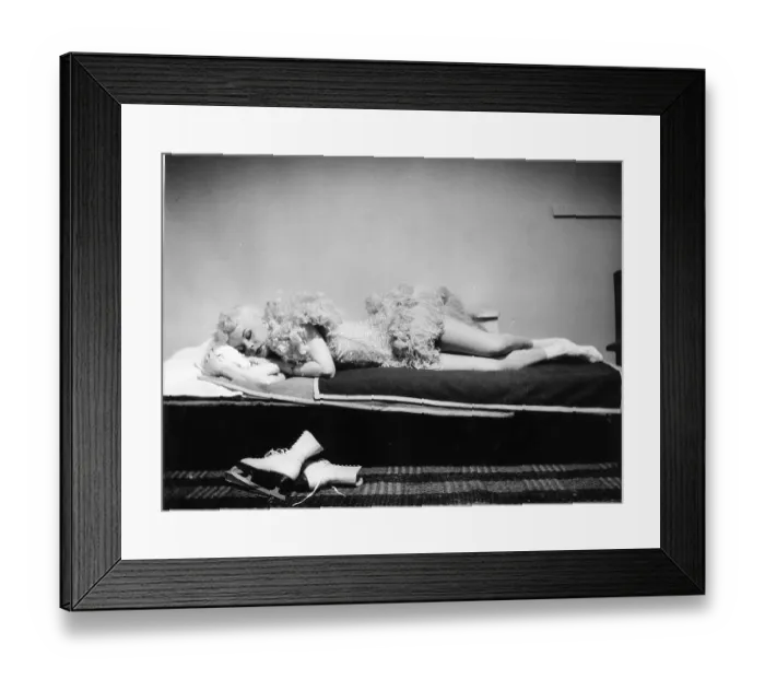 Framed Print : Ice Girl. 13th September 1952: Gloria Nord, star of Tom Arnold's Ice Circus at Brighton Framed Print : Ice Girl. 13th September 1952: Gloria Nord, star of Tom Arnold's Ice Circus at Brighton