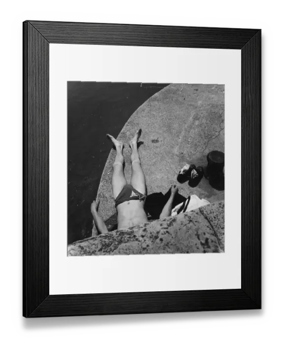 Framed Print : Seine Sunbather Framed Print : Seine Sunbather