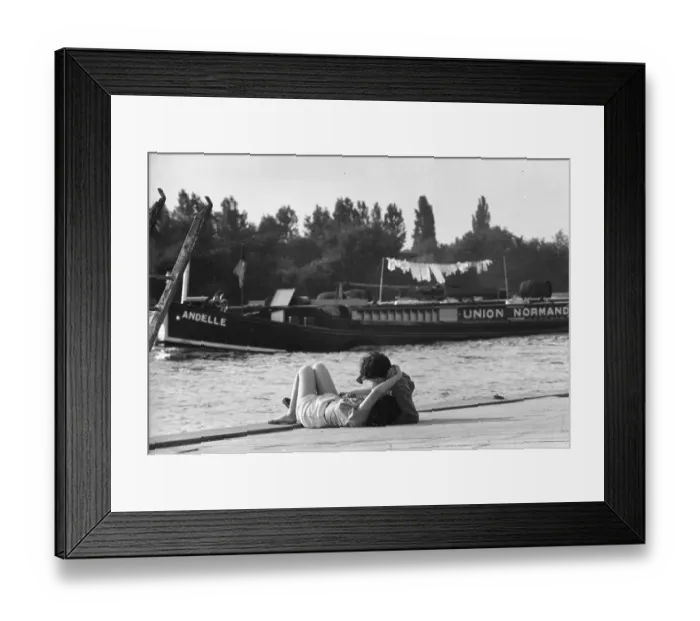 Framed Print : French Kiss Framed Print : French Kiss