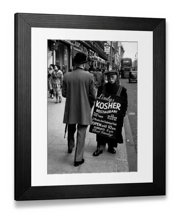 Framed Print : Sandwich Man Framed Print : Sandwich Man
