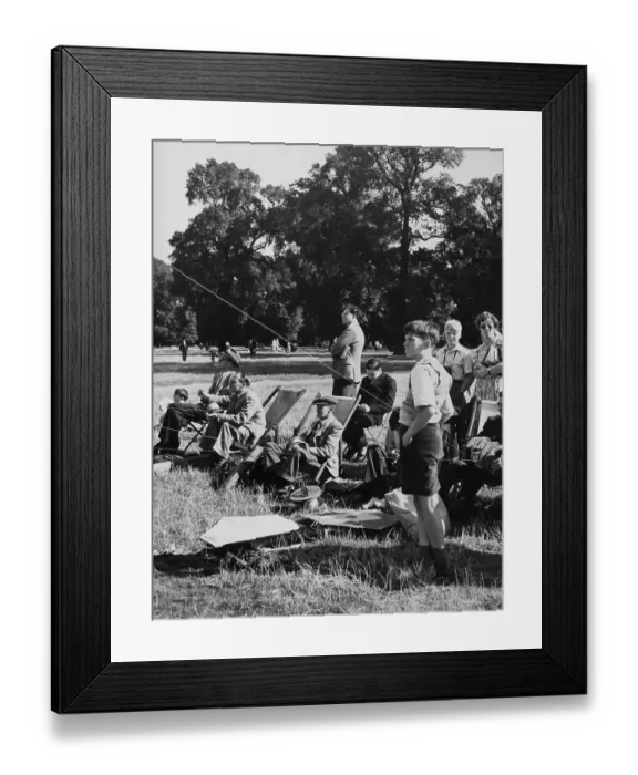 Framed Print : Kite Flyers Framed Print : Kite Flyers