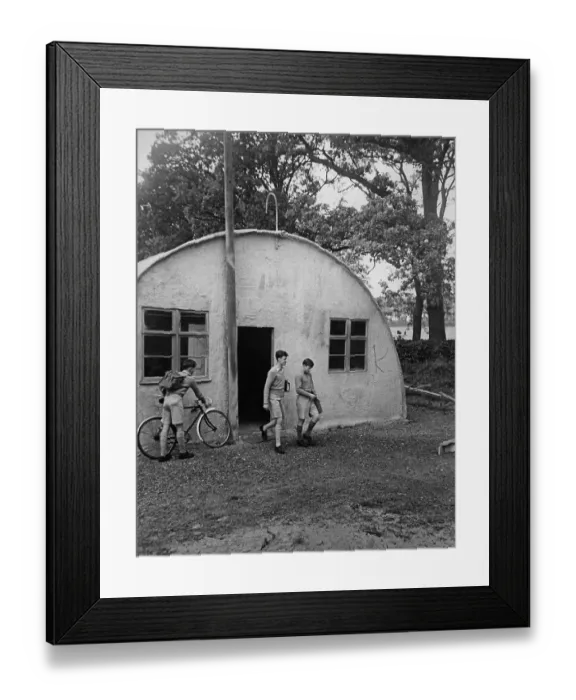 Framed Print : Nissen Hut At Gordonstoun