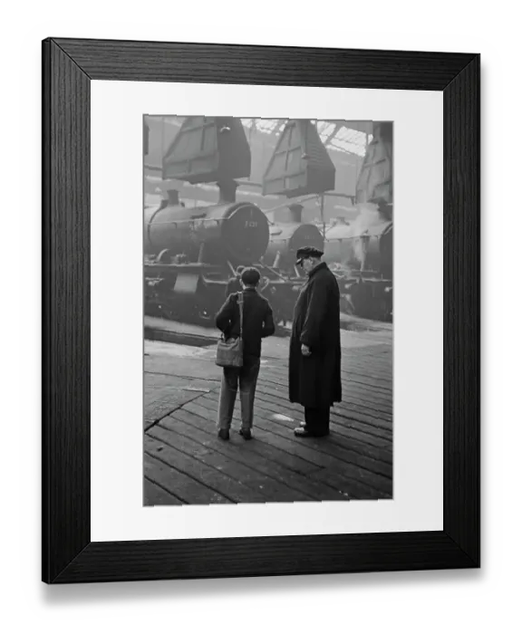 Framed Print : Trainspotting Boys Framed Print : Trainspotting Boys