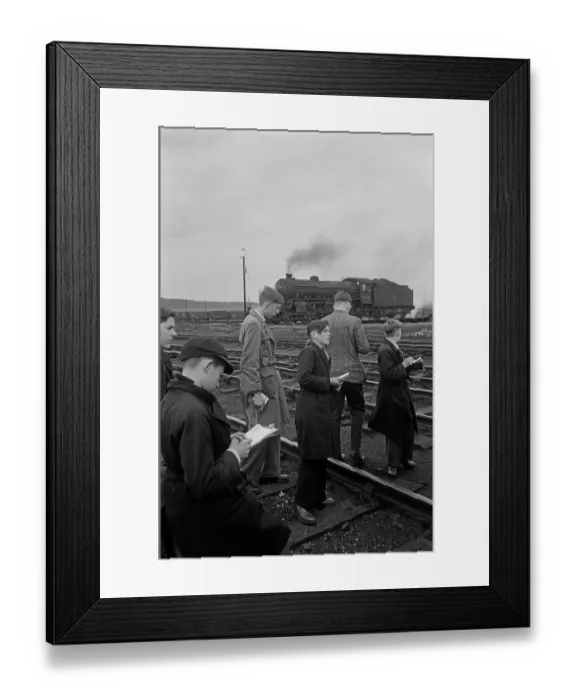 Framed Print : Trainspotting Boys Framed Print : Trainspotting Boys