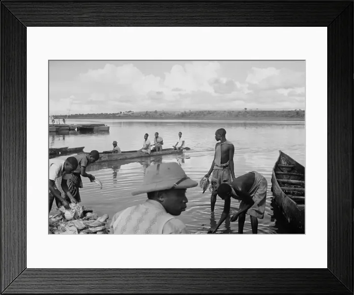 Framed Print : Ugandan Fishermen Framed Print : Ugandan Fishermen