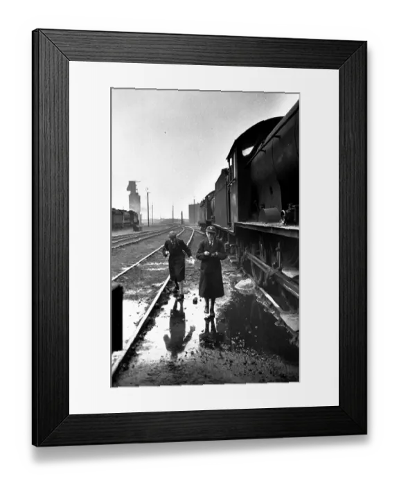 Framed Print : Trainspotting Boys Framed Print : Trainspotting Boys