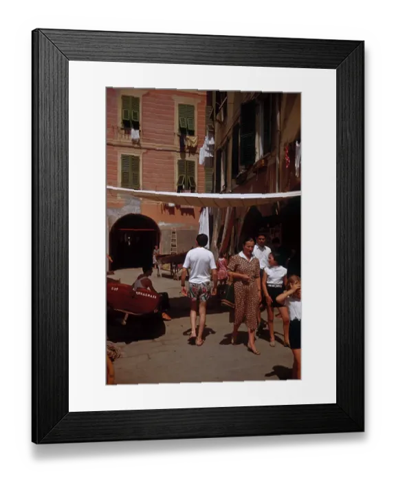 Framed Print : Italian Street Scene Framed Print : Italian Street Scene