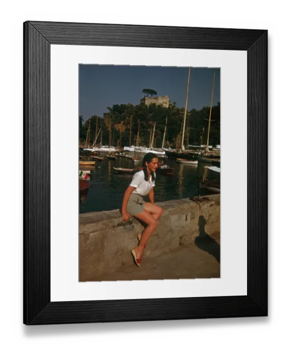Framed Print : Portofino Harbour Framed Print : Portofino Harbour