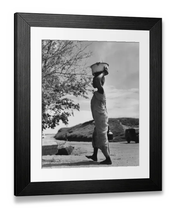 Framed Print : Fetching Water Framed Print : Fetching Water