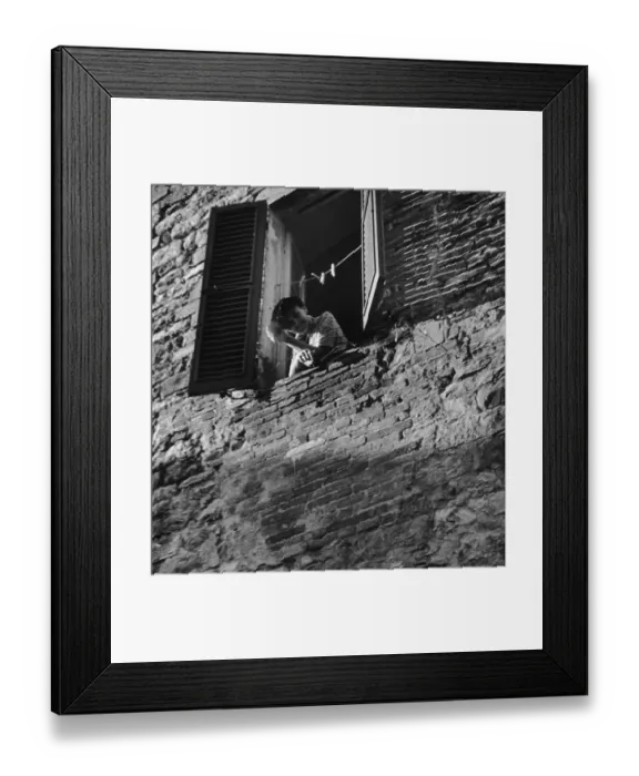 Framed Print : Woman At The Window Framed Print : Woman At The Window