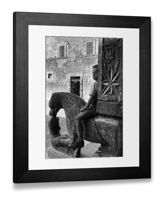 Framed Print : Assisi Boy Framed Print : Assisi Boy