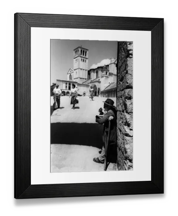 Framed Print : Beggar At Assisi Framed Print : Beggar At Assisi