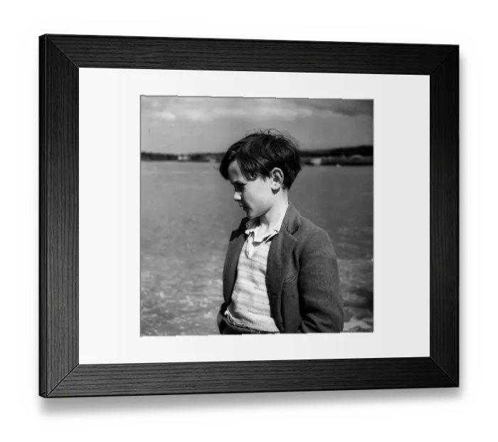 Framed Print : Welsh Boy. 1st September 1951: A young boy in the Welsh town of Conway Framed Print : Welsh Boy. 1st September 1951: A young boy in the Welsh town of Conway