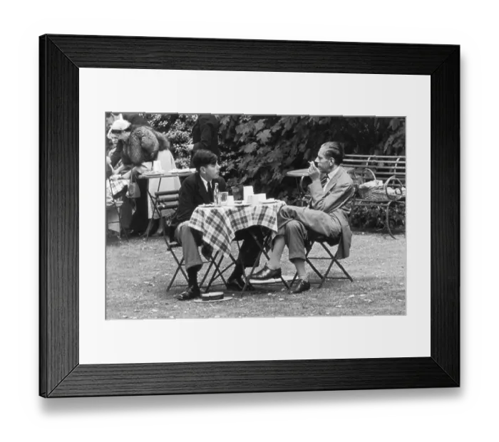 Framed Print : Tea With Pater Framed Print : Tea With Pater