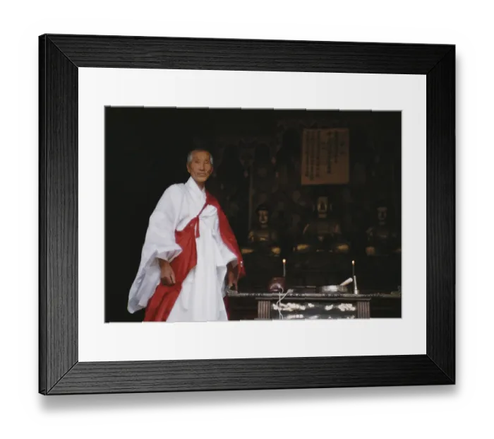 Framed Print : Buddhist Birthday