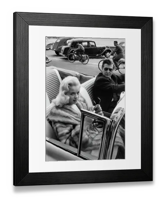 Framed Print : Diana Dors In Cannes